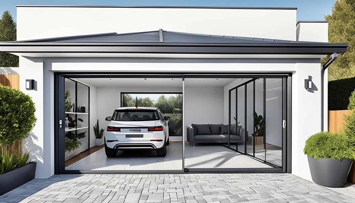 aluminium schuifpoort garage
