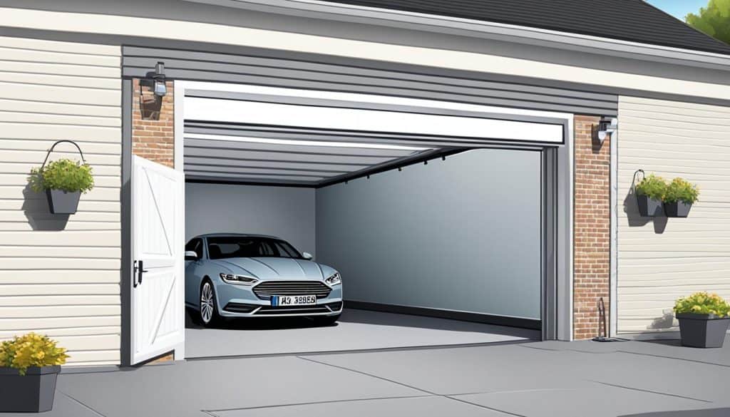 breedte sectionaalpoort