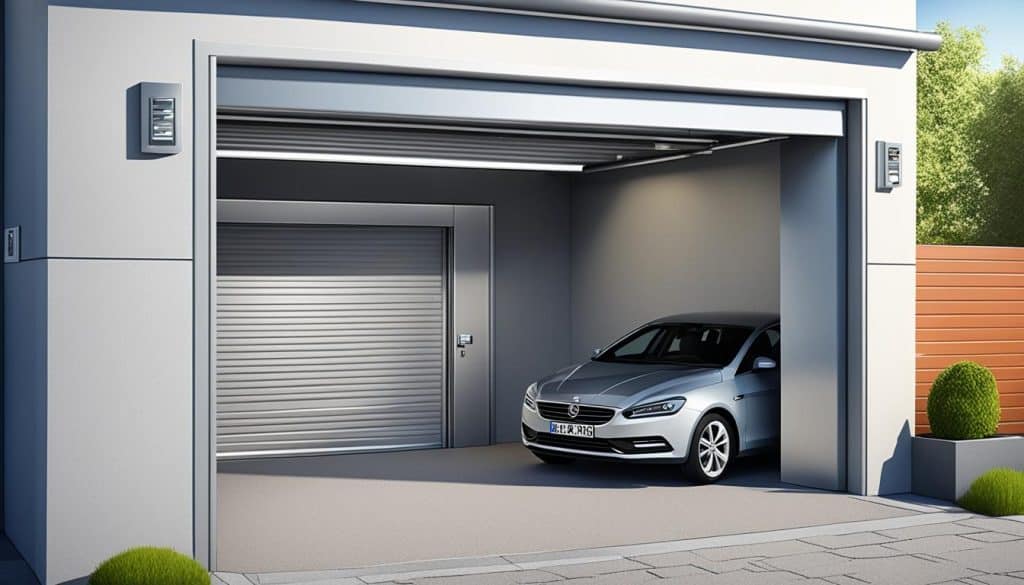 garagepoort met deur