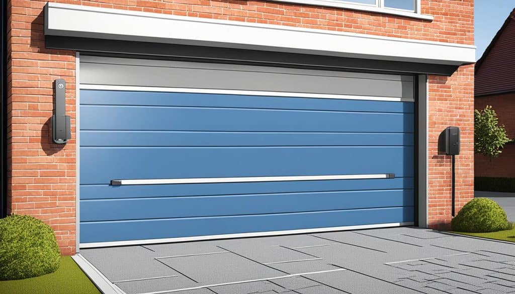 geïntegreerde deur in sectionale poort