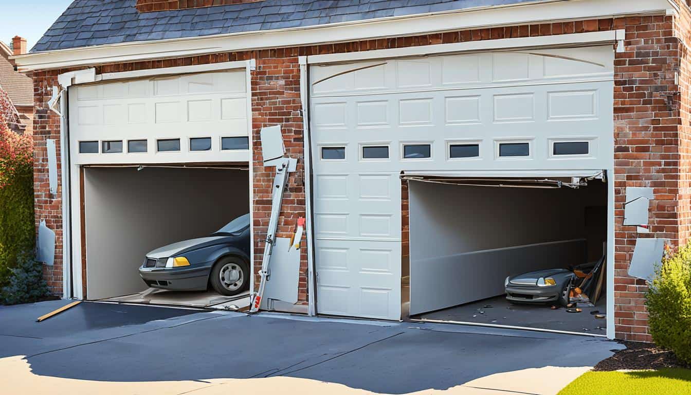 oude garagepoort vervangen