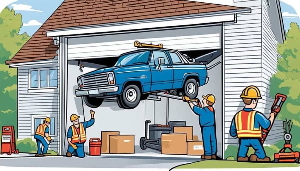 professionele garagedeur plaatsing