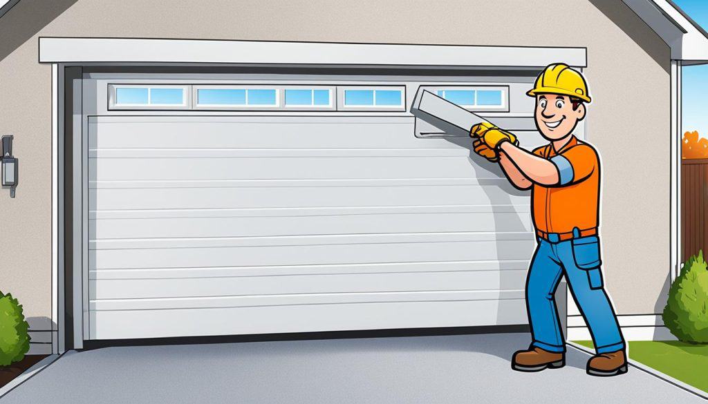 sectionale garagepoort installatie