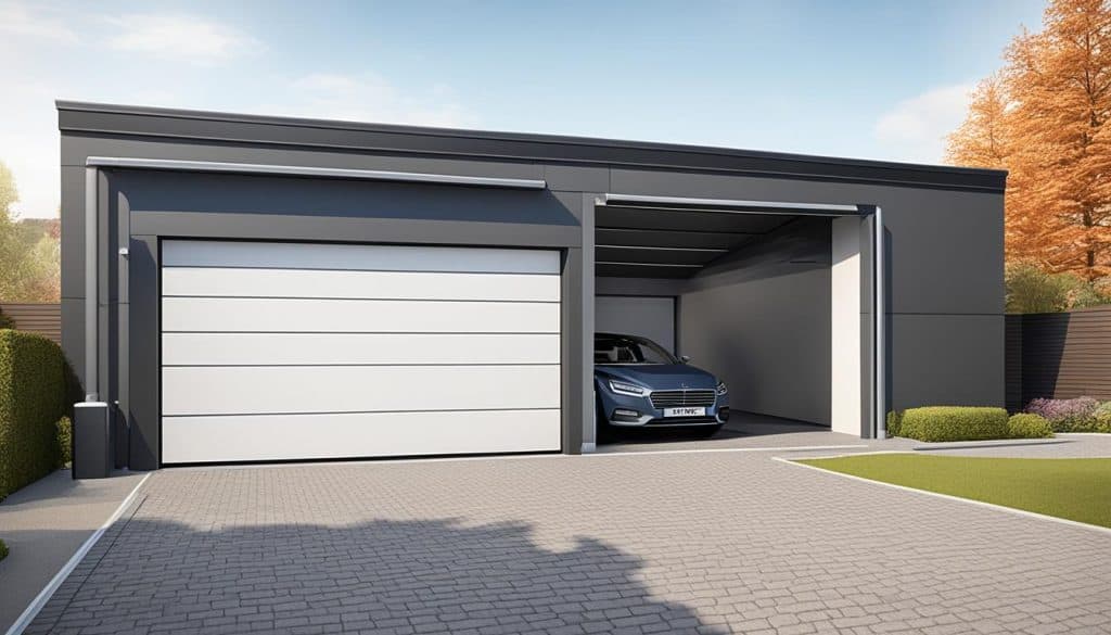 vleugelpoort garage