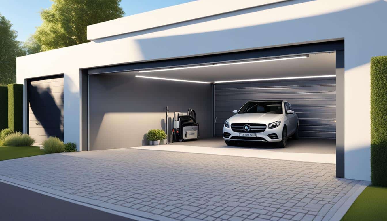 vleugelpoort garage